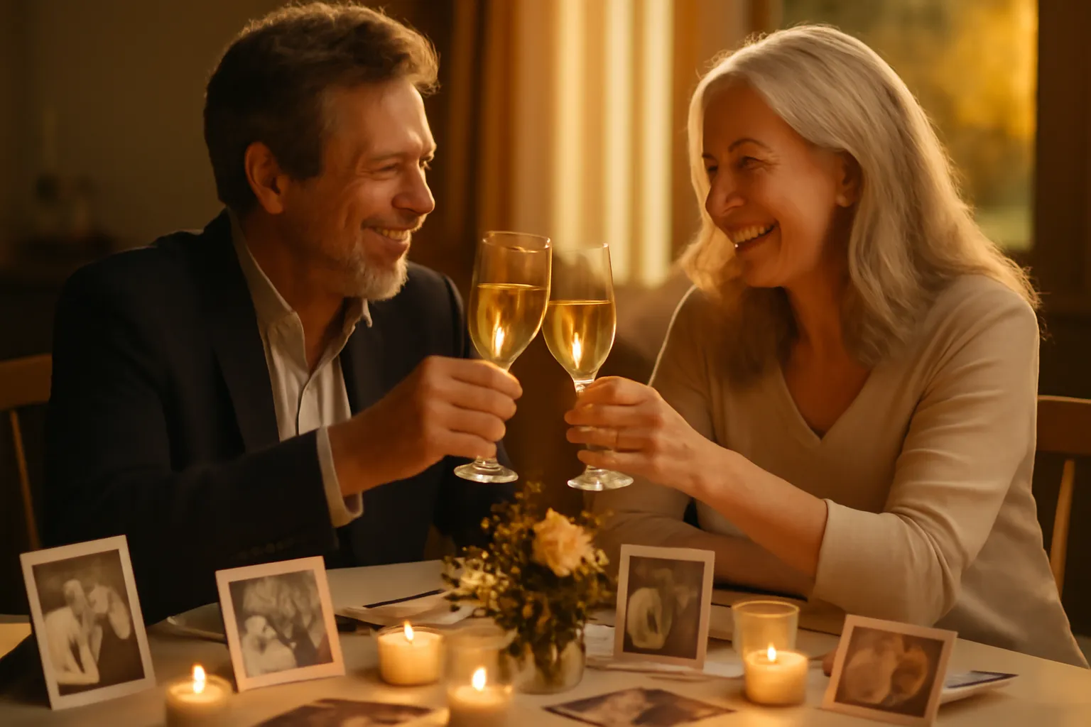 Couple âgé se tenant la main, symbole de longévité amoureuse